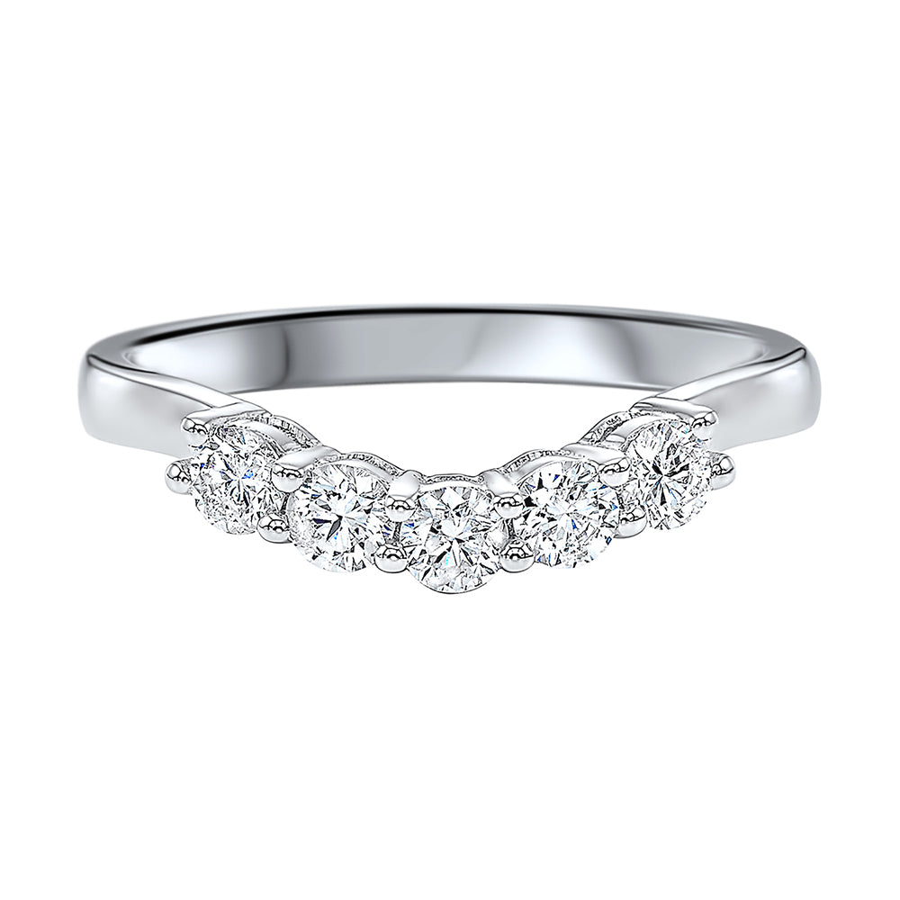 14Kt White Gold Diamond 1/4Ctw Ring