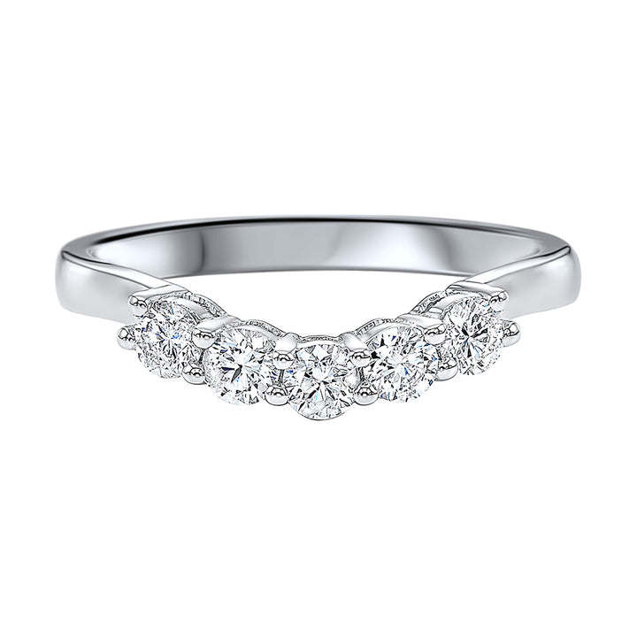 14Kt White Gold Diamond 1/4Ctw Ring