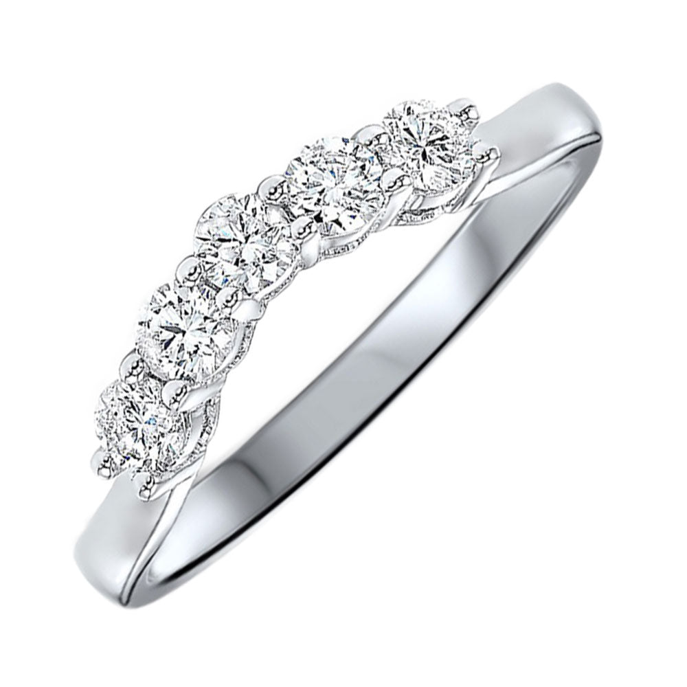 14Kt White Gold Diamond 1/2Ctw Ring