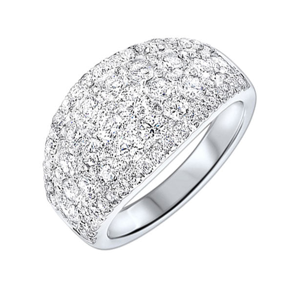 14Kt White Gold Diamond 2 1/4Ctw Ring