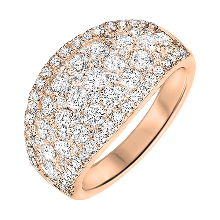14Kt Rose Gold Diamond 2 1/4Ctw Ring