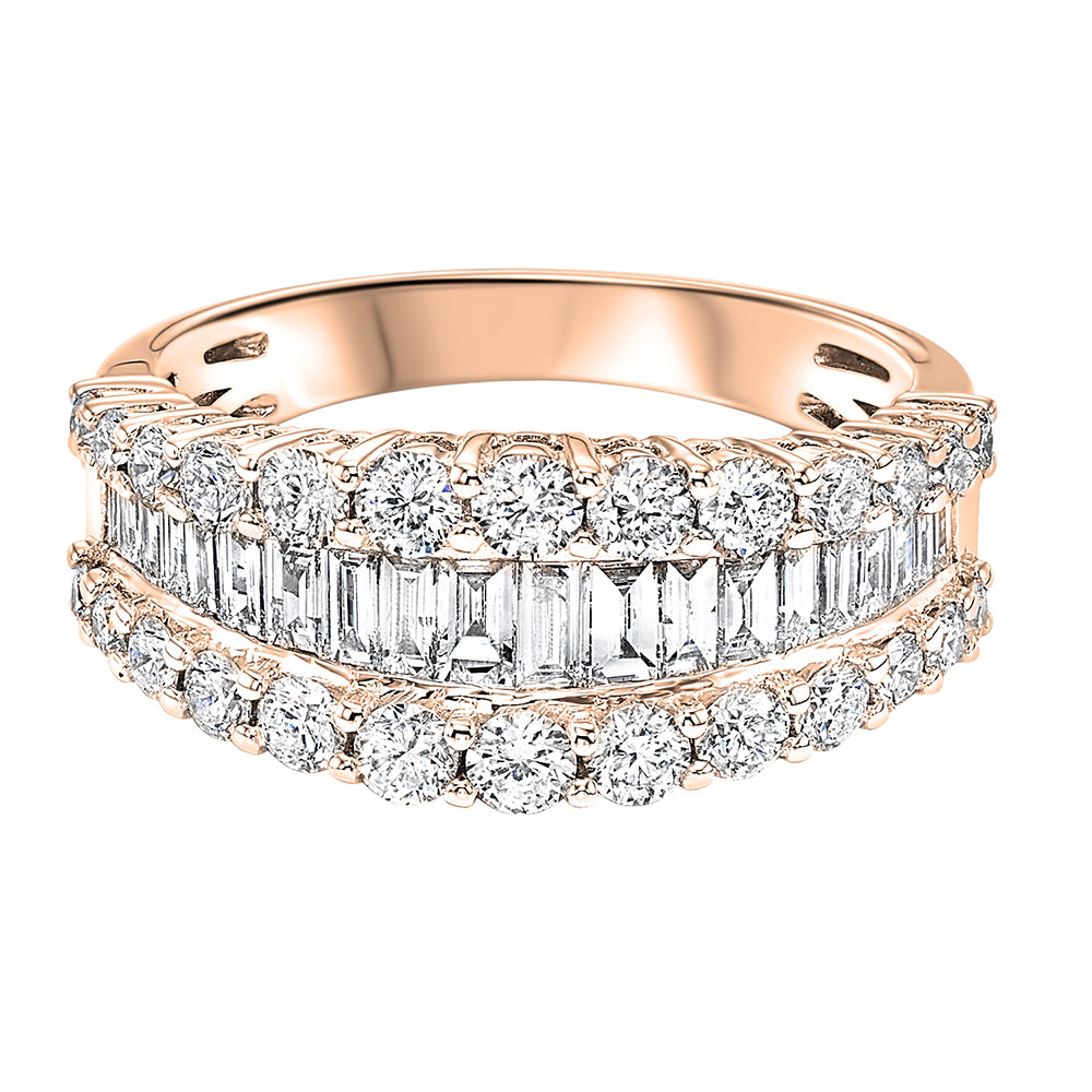 14Kt Rose Gold Diamond 1Ctw Ring