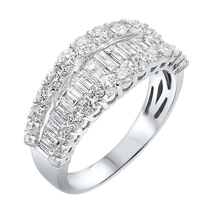 14Kt White Gold Diamond 1Ctw Ring