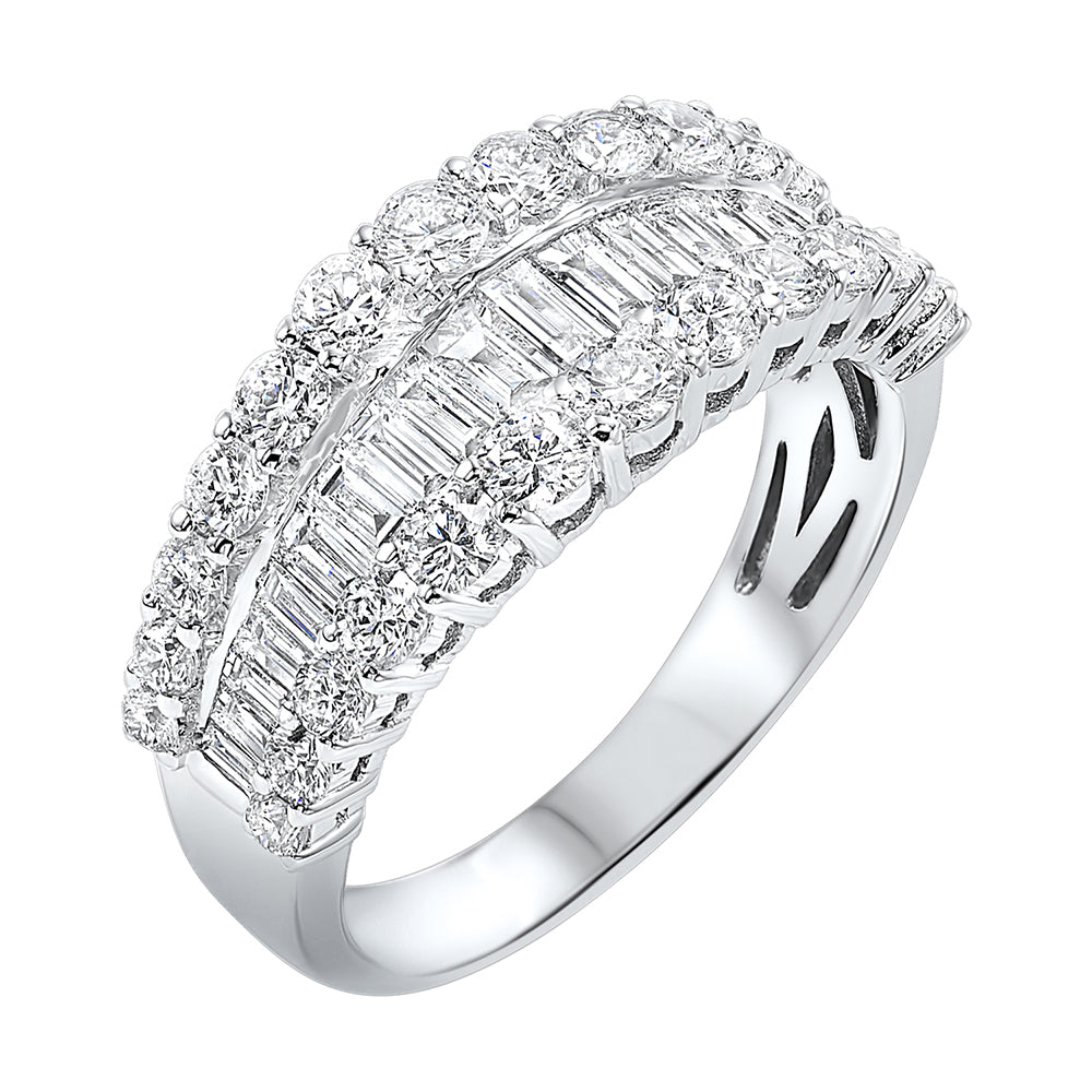 Platinum White Diamond 1Ctw Ring
