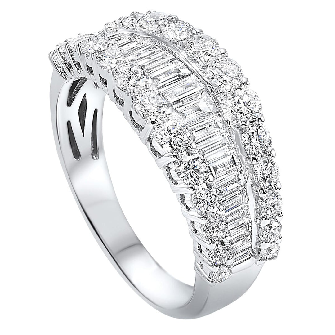 14Kt White Gold Diamond 1 1/2Ctw Ring