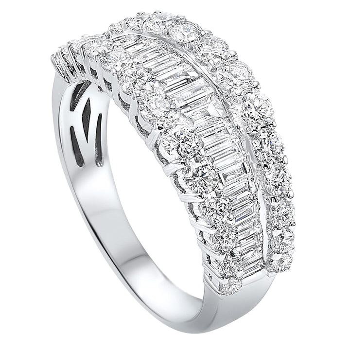 14Kt White Gold Diamond 1 1/2Ctw Ring