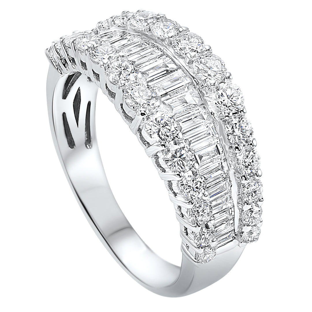 14Kt White Gold Diamond 1 1/2Ctw Ring