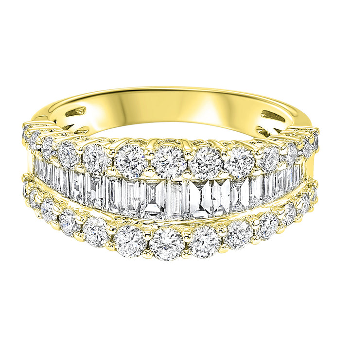 14Kt Yellow Gold Diamond 1 1/2Ctw Ring
