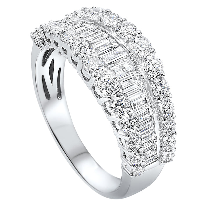 14Kt White Gold Diamond 2 1/4Ctw Ring