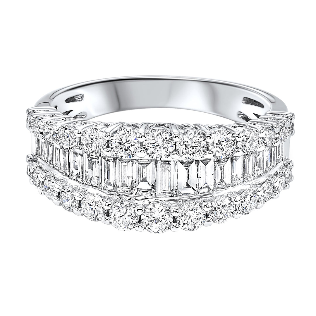 14Kt White Gold Diamond 2 1/4Ctw Ring
