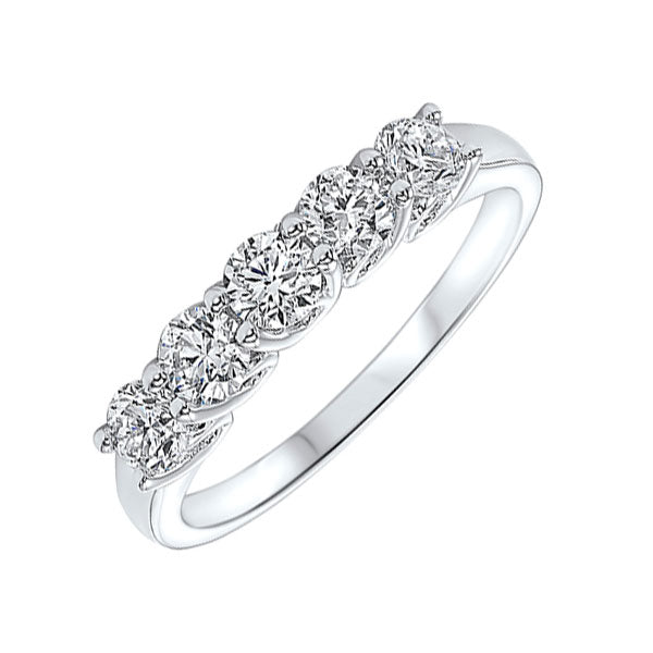 14Kt White Gold Diamond 1/3Ctw Ring