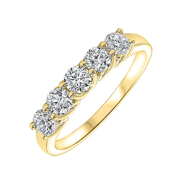 14Kt Yellow Gold Diamond 3/4Ctw Ring