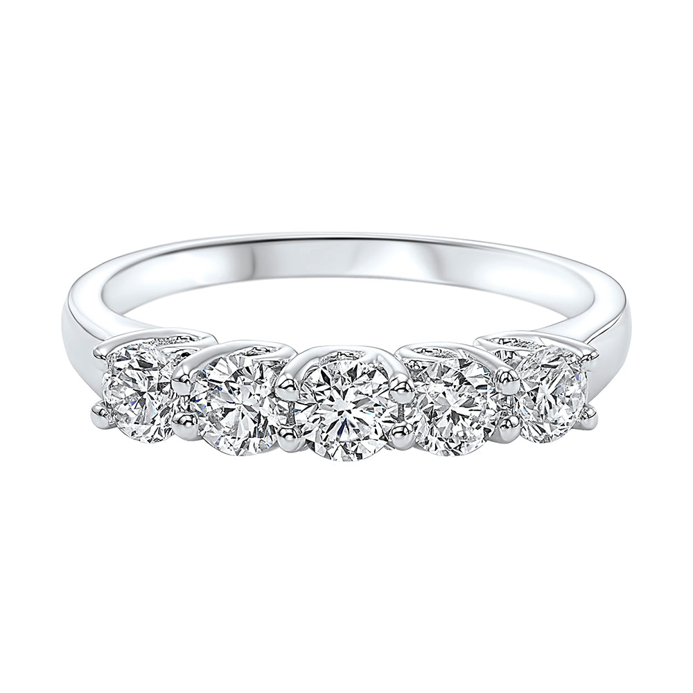 14Kt White Gold Diamond 1 1/2Ctw Ring