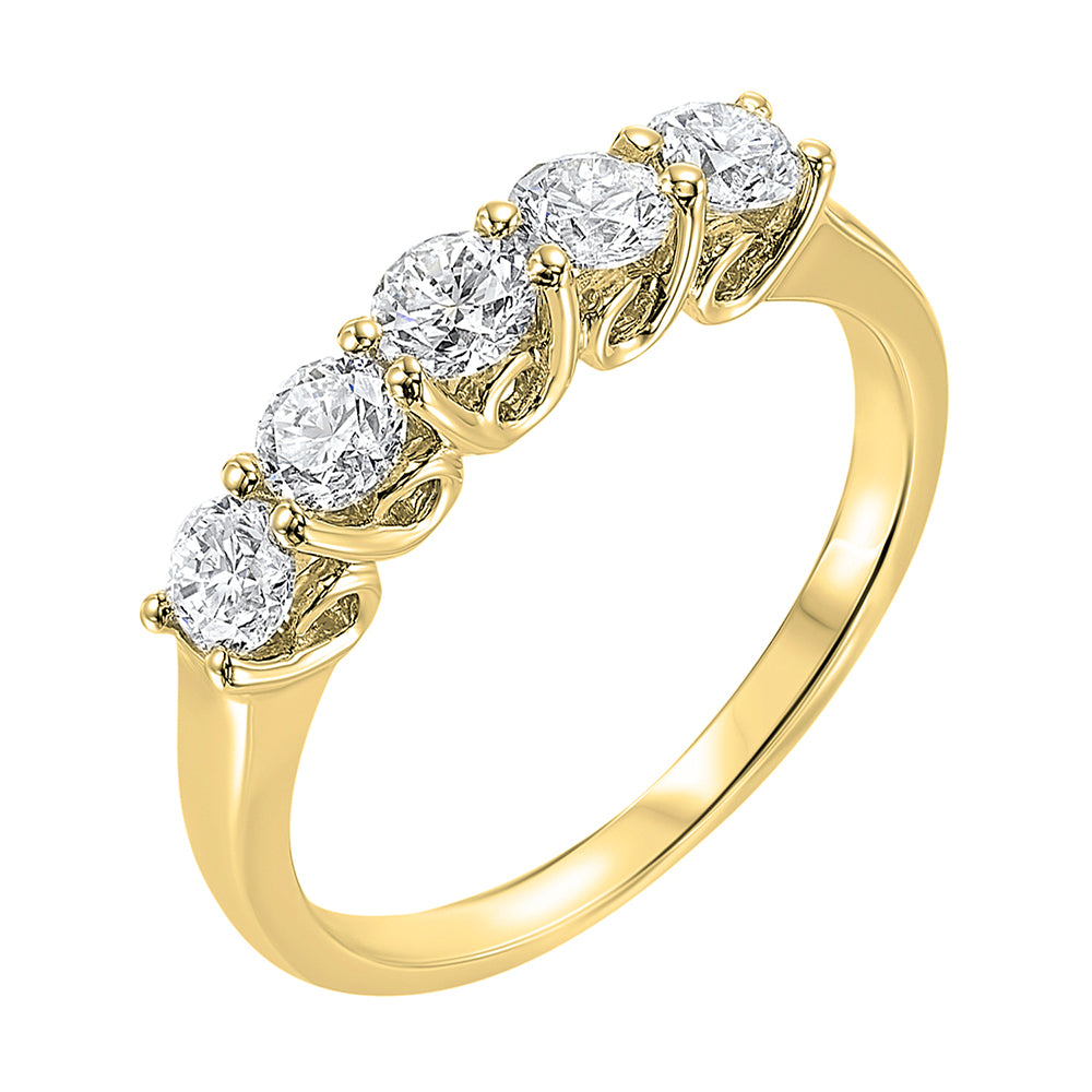 14Kt Yellow Gold Diamond 1 1/2Ctw Ring