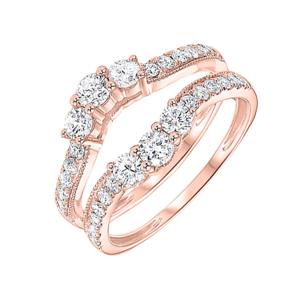 14Kt Rose Gold Diamond 1/2Ctw Ring