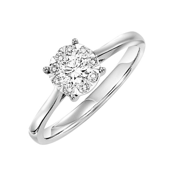 14Kt White Gold Diamond 1/2Ctw Ring