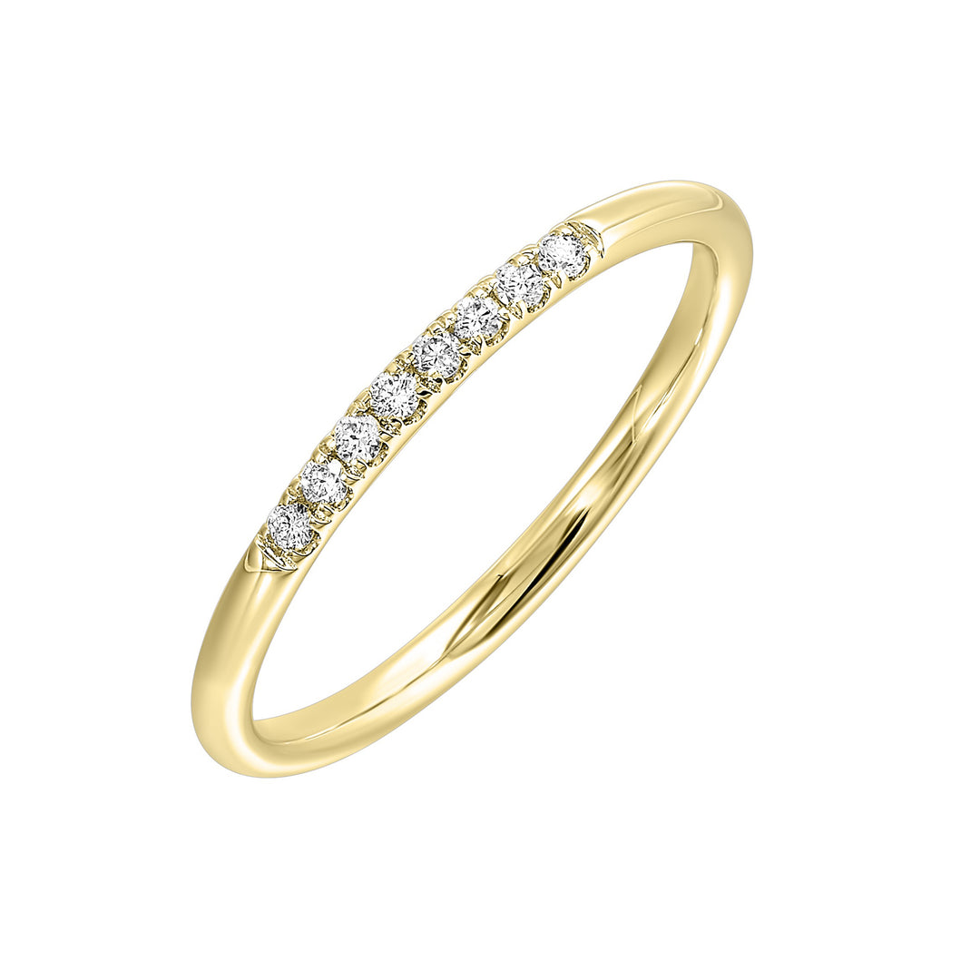 14Kt Yellow Gold Diamond 1/12Ctw Ring