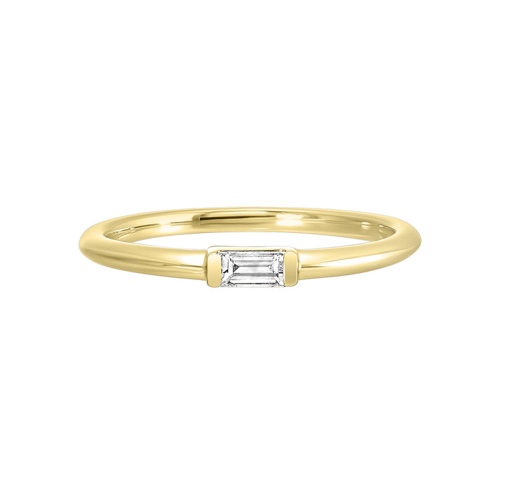 14Kt Yellow Gold Diamond 1/10Ctw Ring