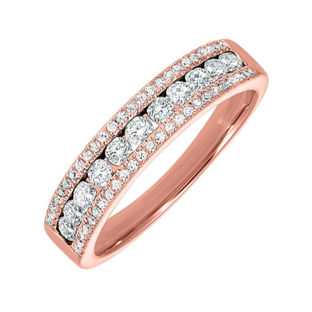 14Kt Rose Gold Diamond 1/2Ctw Ring