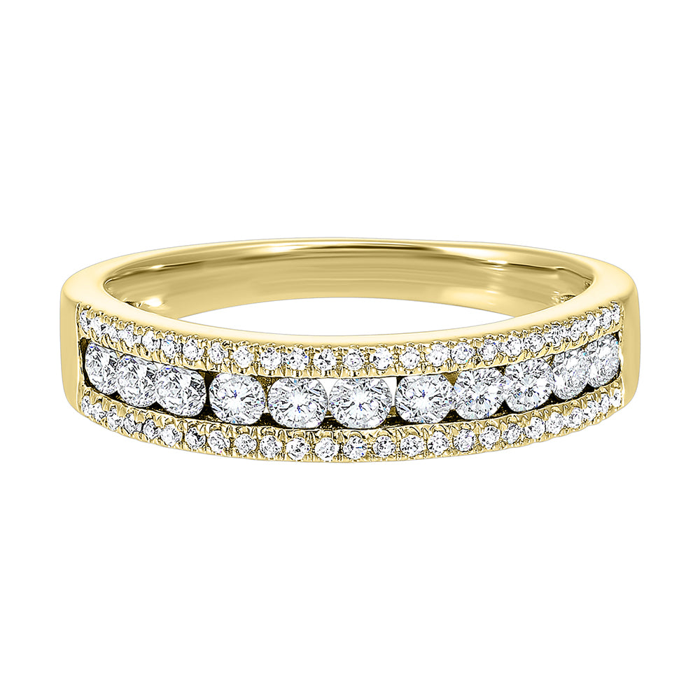 14Kt Yellow Gold Diamond 1/2Ctw Ring