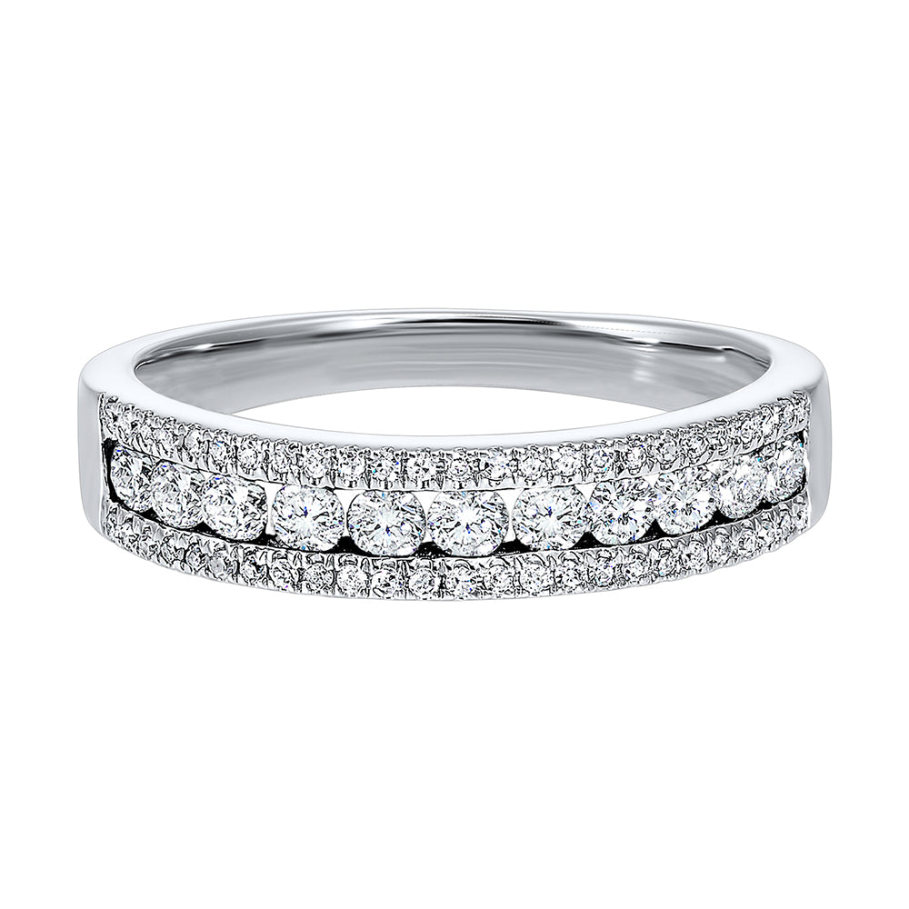 Platinum White Diamond 1/2Ctw Ring