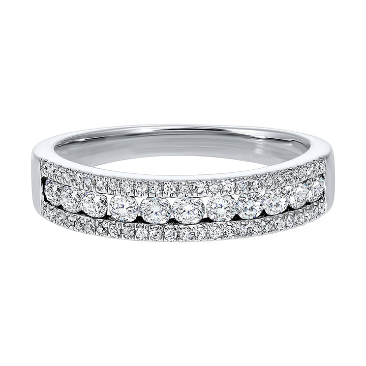 Platinum White Diamond 1/2Ctw Ring