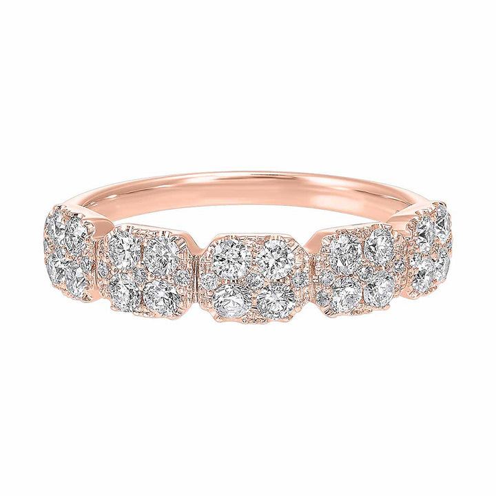 14Kt Rose Gold Diamond 3/4Ctw Ring
