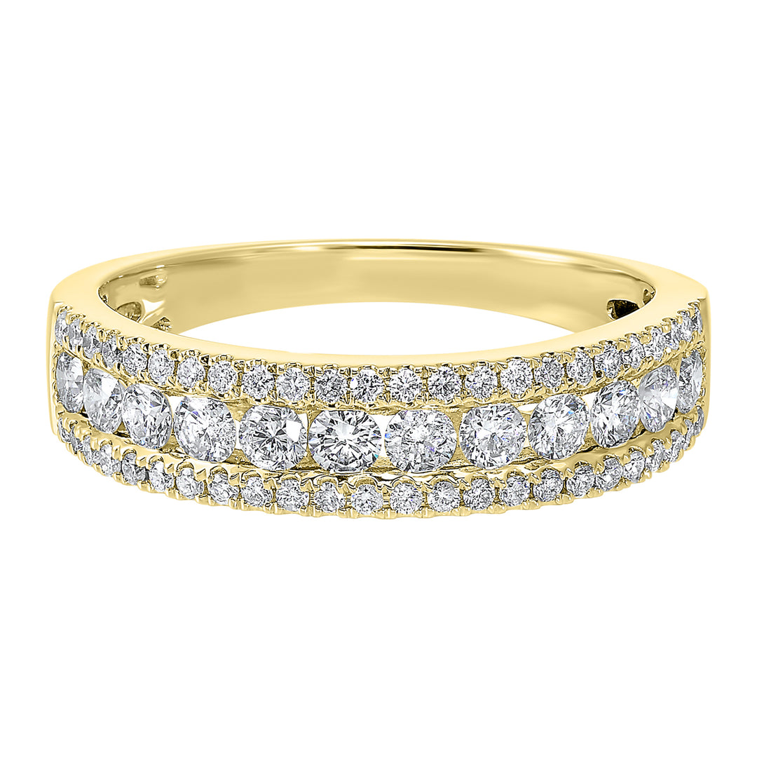 14Kt Yellow Gold Diamond 3/4Ctw Ring