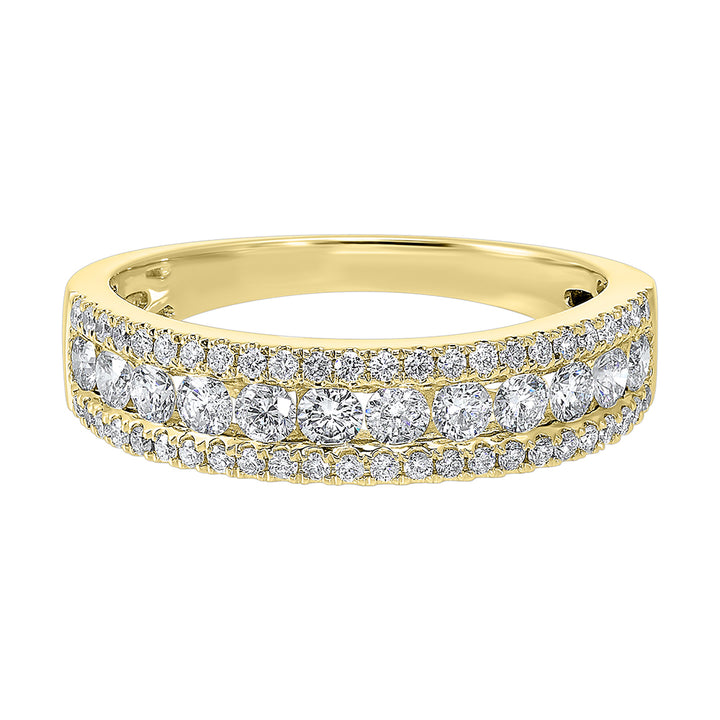 14Kt Yellow Gold Diamond 3/4Ctw Ring
