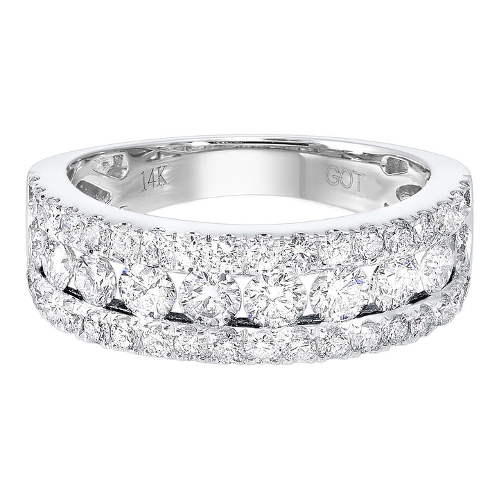14Kt White Gold Diamond 1 1/2Ctw Ring