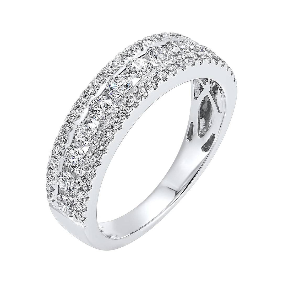 14Kt White Gold Diamond 1 1/2Ctw Ring