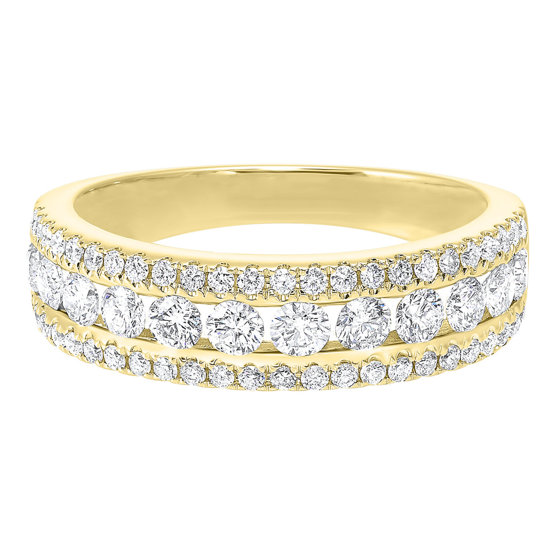 14Kt Yellow Gold Diamond 1 1/2Ctw Ring