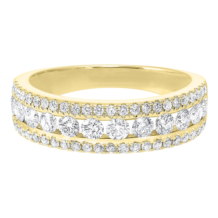 14Kt Yellow Gold Diamond 1 1/2Ctw Ring
