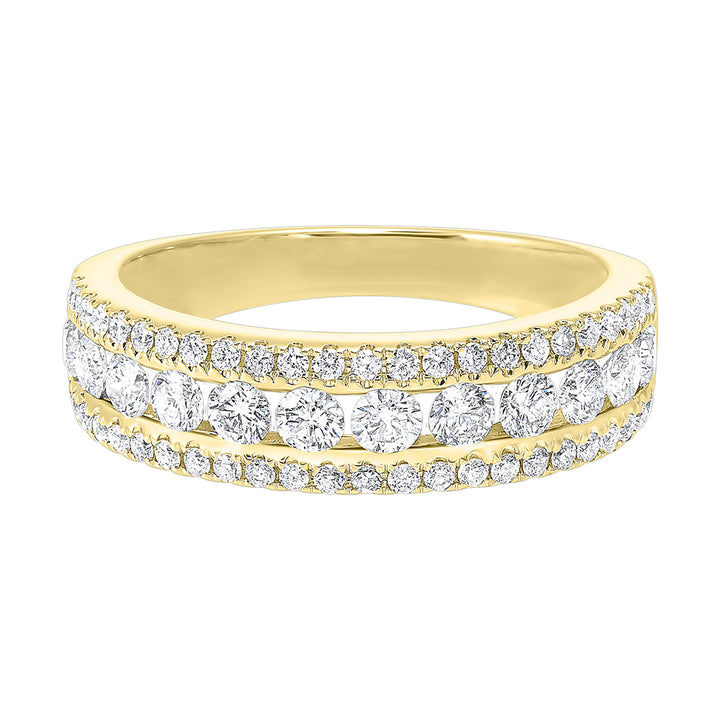 14Kt Yellow Gold Diamond 1 1/2Ctw Ring