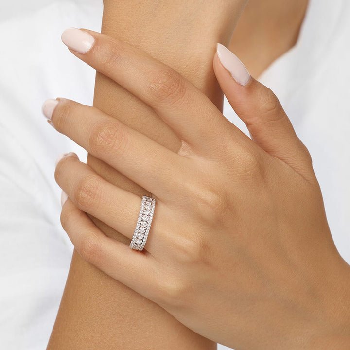14Kt White Gold Diamond 1Ctw Ring