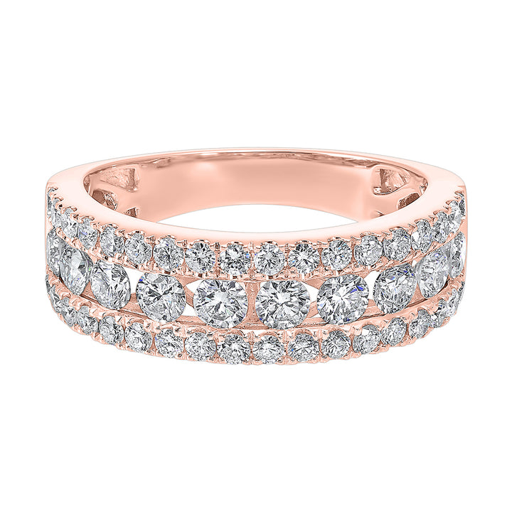 14Kt Rose Gold Diamond 1Ctw Ring