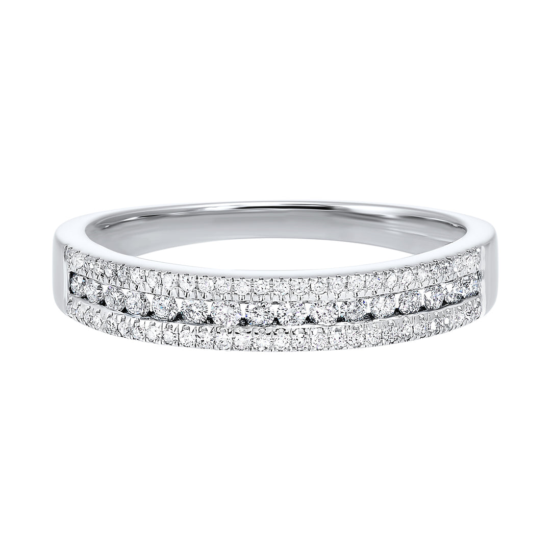 14Kt White Gold Diamond 1/4Ctw Ring