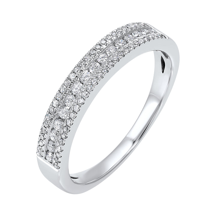 14Kt White Gold Diamond 1/4Ctw Ring