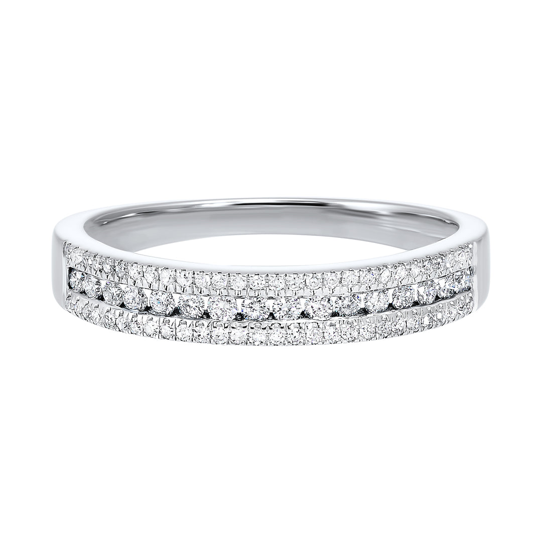 14Kt White Gold Diamond 1/4Ctw Ring