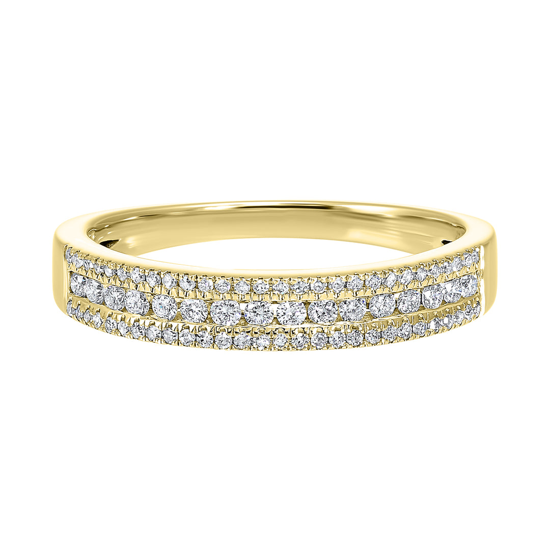 14Kt Yellow Gold Diamond 1/4Ctw Ring