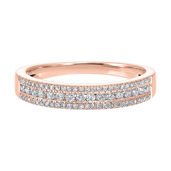 14Kt Rose Gold Diamond 1/4Ctw Ring