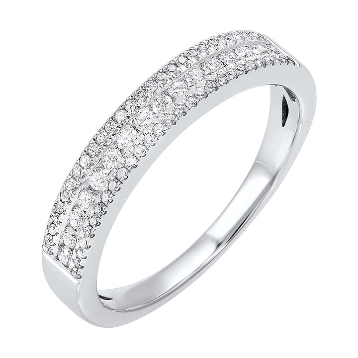 14Kt White Gold Diamond 1/4Ctw Ring