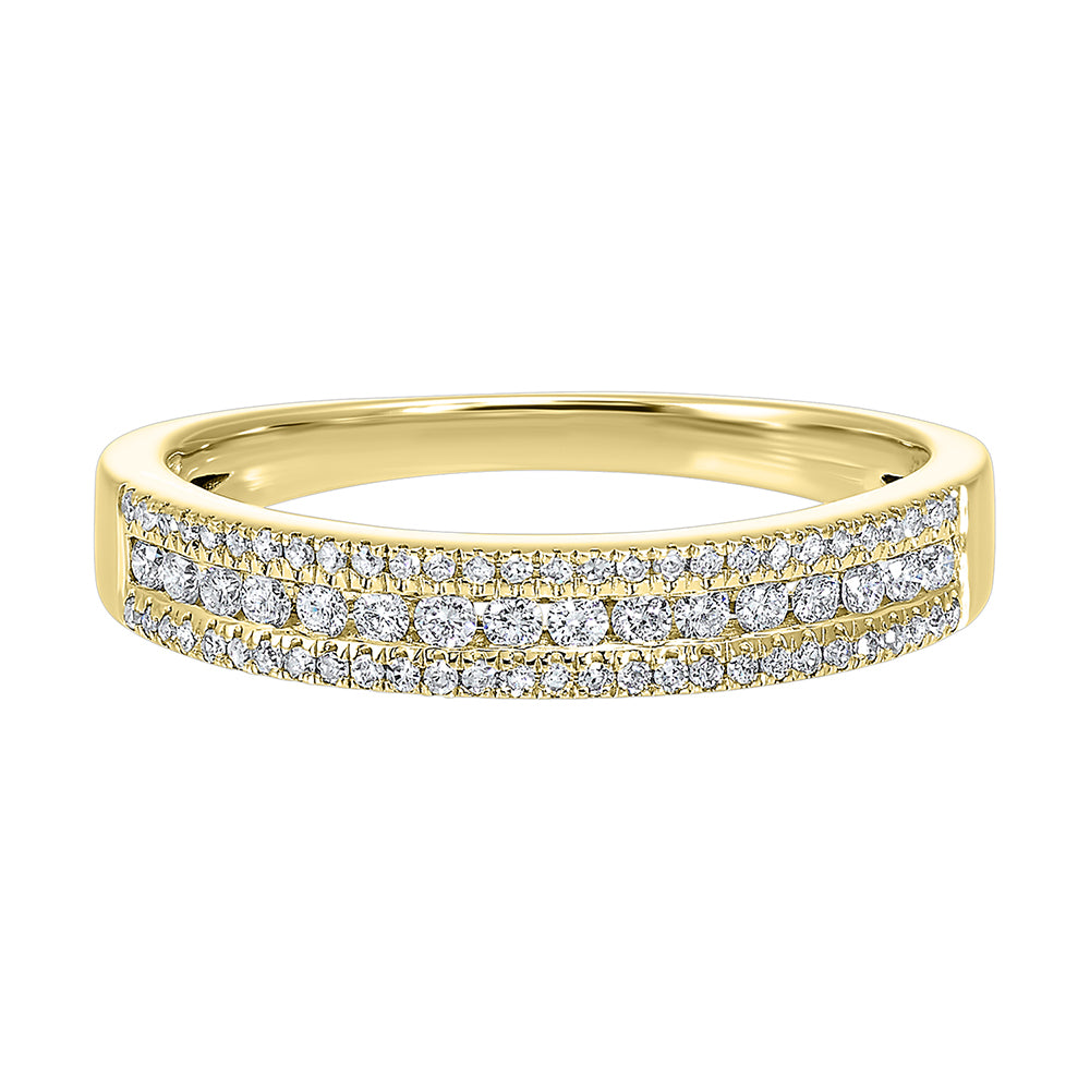 14Kt Yellow Gold Diamond 1/4Ctw Ring