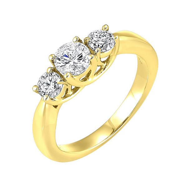 14Kt Yellow Gold Diamond 1/2Ctw Ring