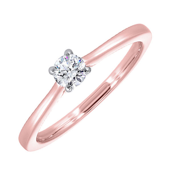 14Kt White Rose Gold Diamond 1Ctw Ring