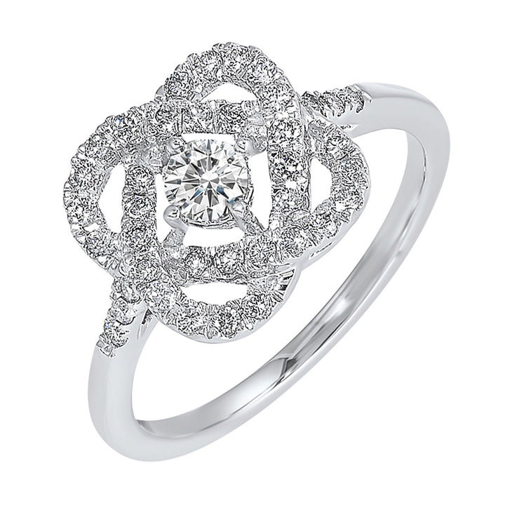 14Kt White Gold Diamond 1/2Ctw Ring
