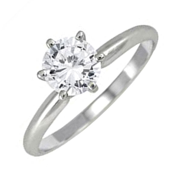14Kt White Gold Diamond 1/4Ctw Ring