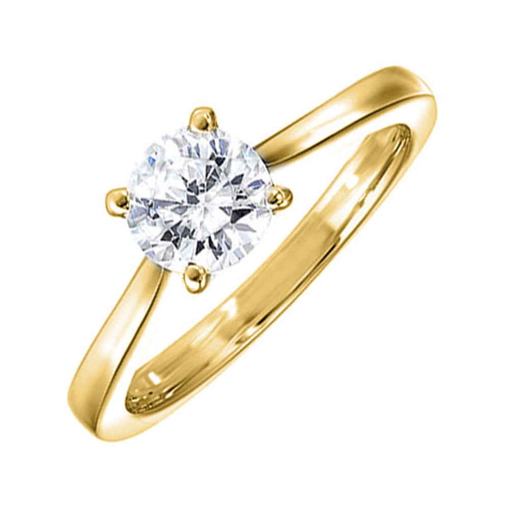 14Kt White Yellow Gold Diamond 1/3Ctw Ring