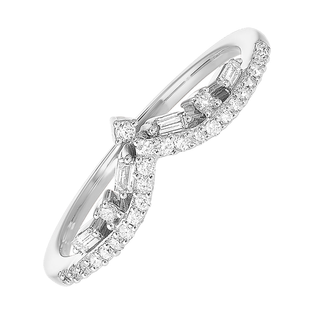 14Kt White Gold Diamond 1/5Ctw Ring