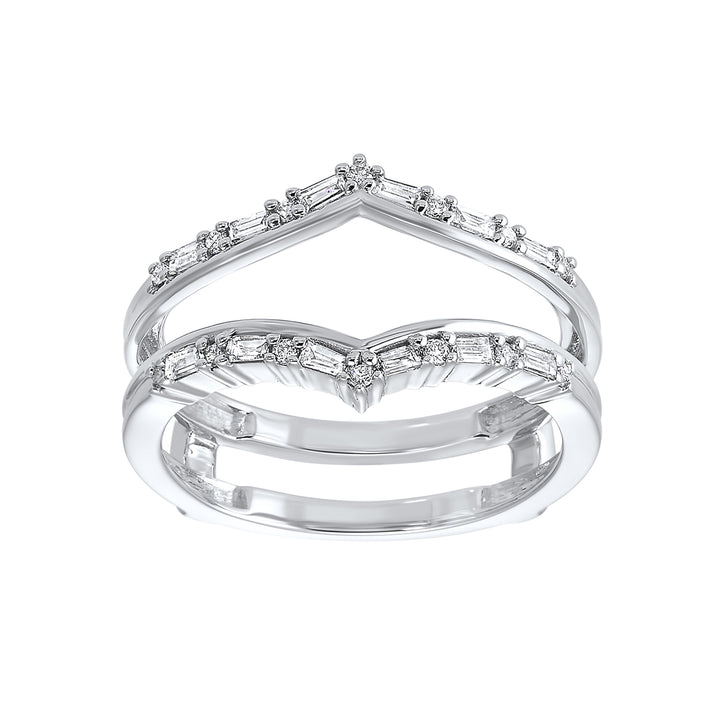 14Kt White Gold Diamond 1/4Ctw Ring